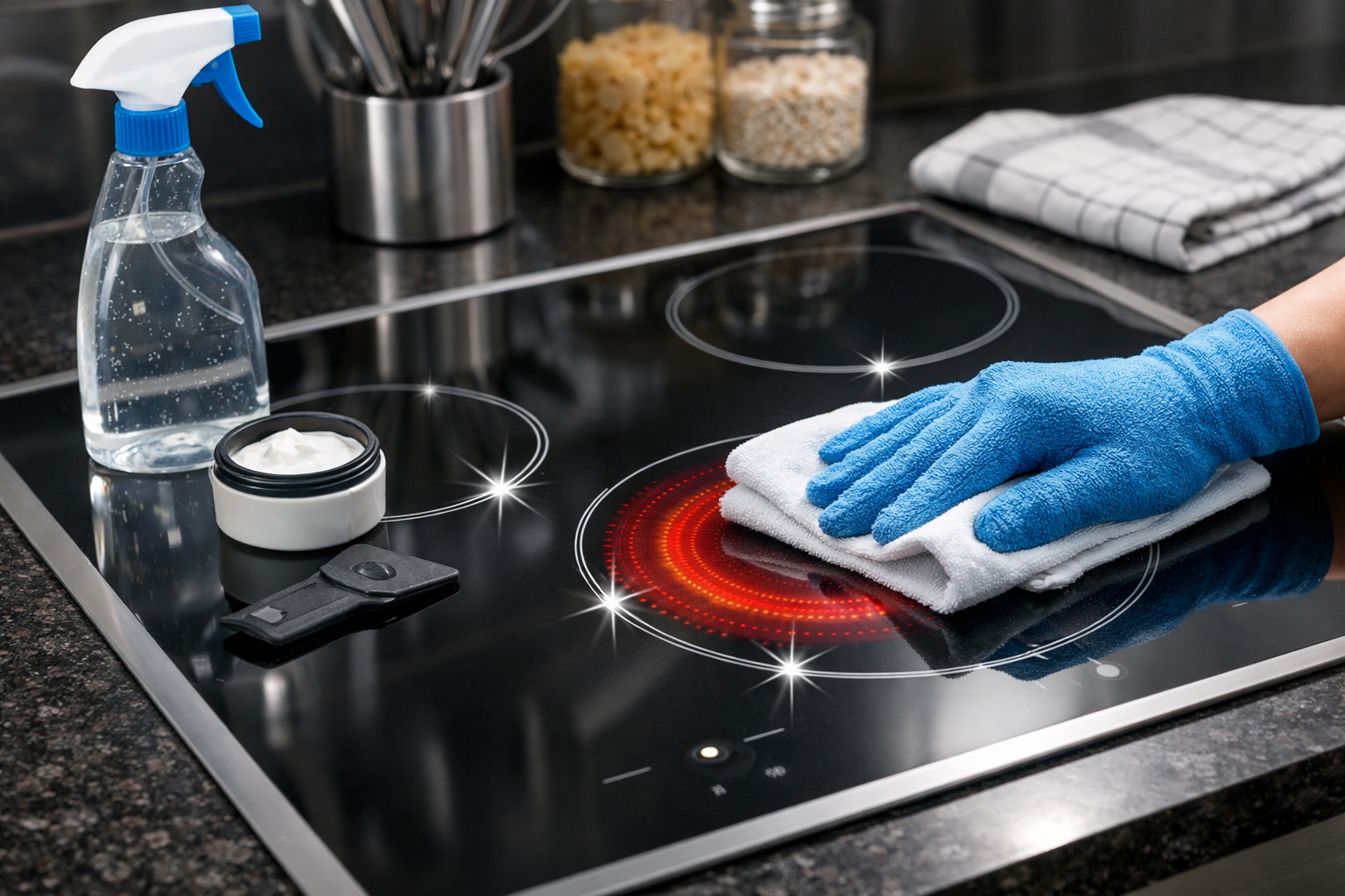 Перфектен блясък без драскотини: как да се грижим правилно за стъклокерамичен плот